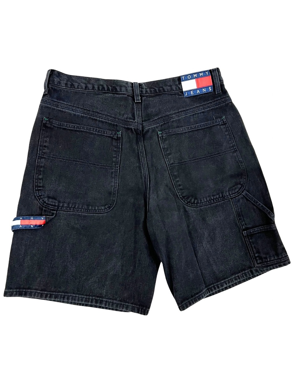 Vintage Tommy Hilfiger Carpenter Jean Shorts Baggy Loose Y2K Skater Jorts 36
